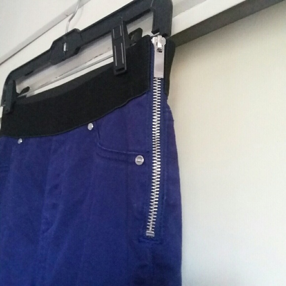 Karen Millen Elastic Waist Side Zip Jeggings - Picture 3 of 5